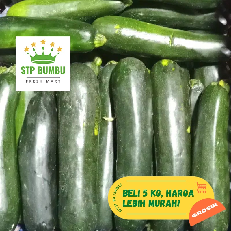 Cukini Zucchini Segar 1 kg / Sayur Fresh