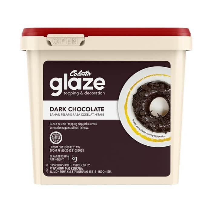 

Jual Colatta Dip Glaze Dark Choco / Chocolate 1 Kg