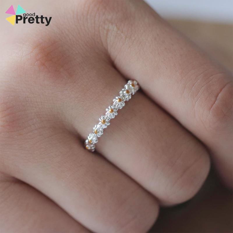 2021 Baru Kreatif Sederhana Daisy Ring Fashion Temperamen Perhiasan Aksesoris - PD