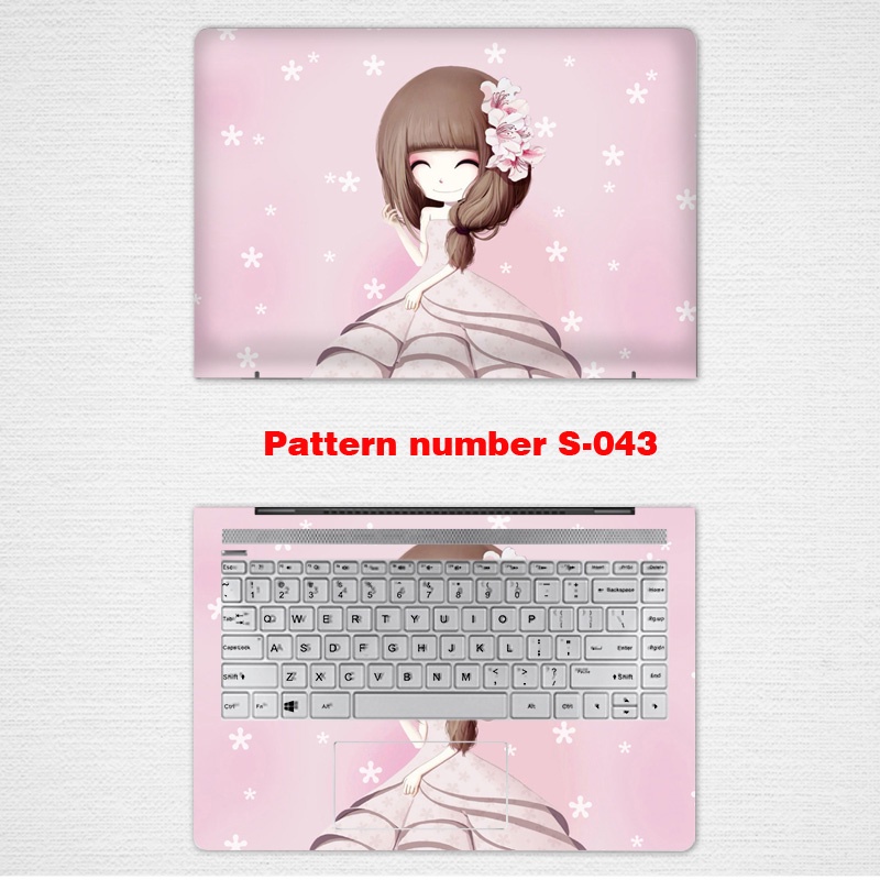 Stiker Skin Vinyl 2 Sisi Motif Kartun Untuk Laptop 11 / 12 / 13 / 14 / 15 / 17 Inch Lenovo R7000P R9000P ideapad 15sITL X221 250kl