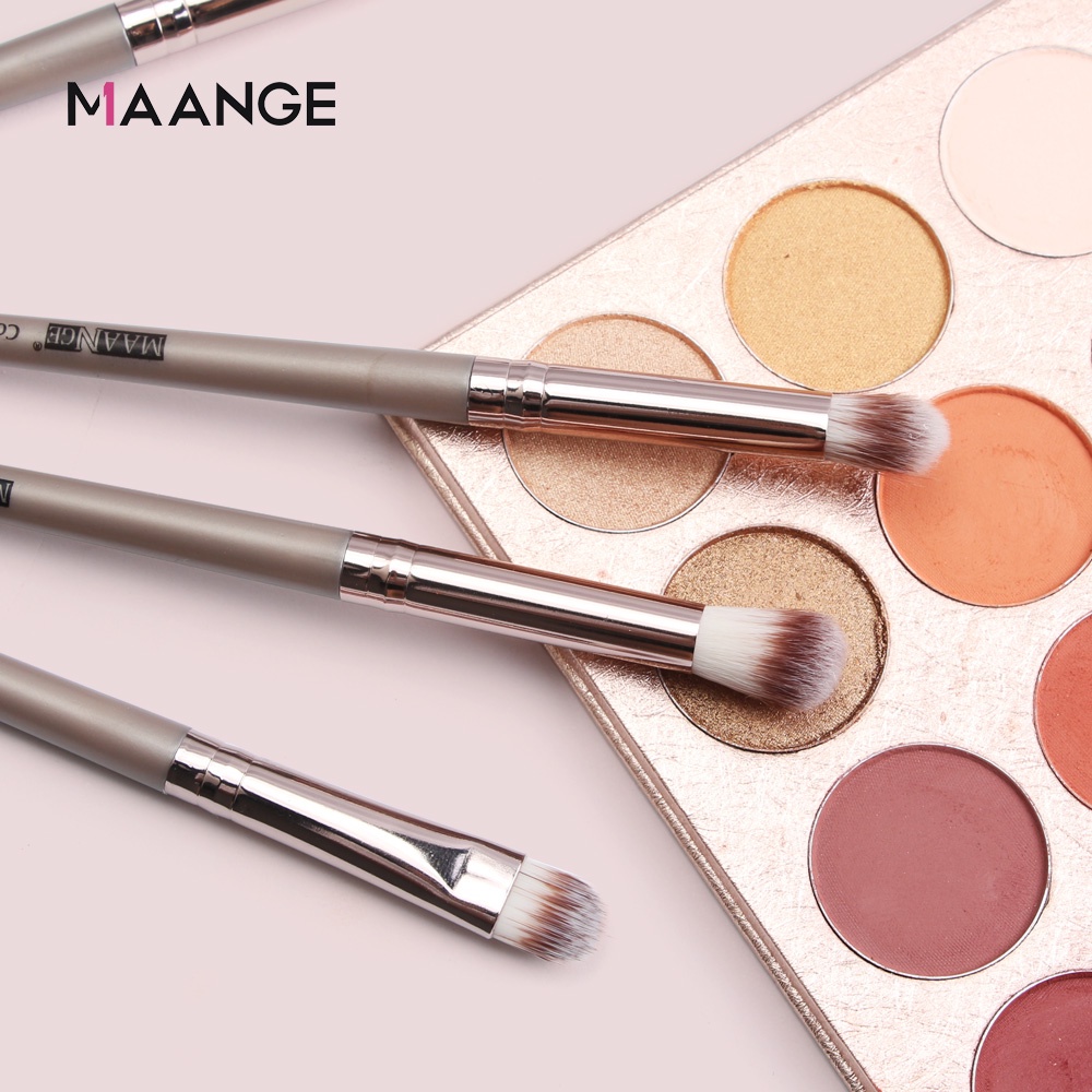 MAANGE 18Pcs Professional Makeup Brush Set for Eyeshadow High Quality Beauty Tools