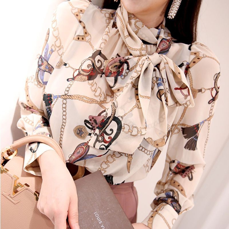 [baju wanita korea]  Setelan Baju Kerja Pesta Wanita Blouse Scarf Celana Kulot Korea Import
