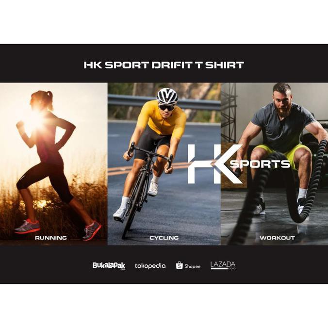 Kaos Dry Fit Polos Pria