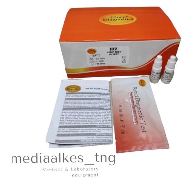 Jual Alat Tes HIV 50 Test Glory Diagnostics Shopee Indonesia