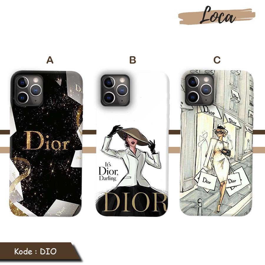 Case HP Dior Case Handphone Iphone Samsung Oppo Vivo Xiaomi Redmi Asus