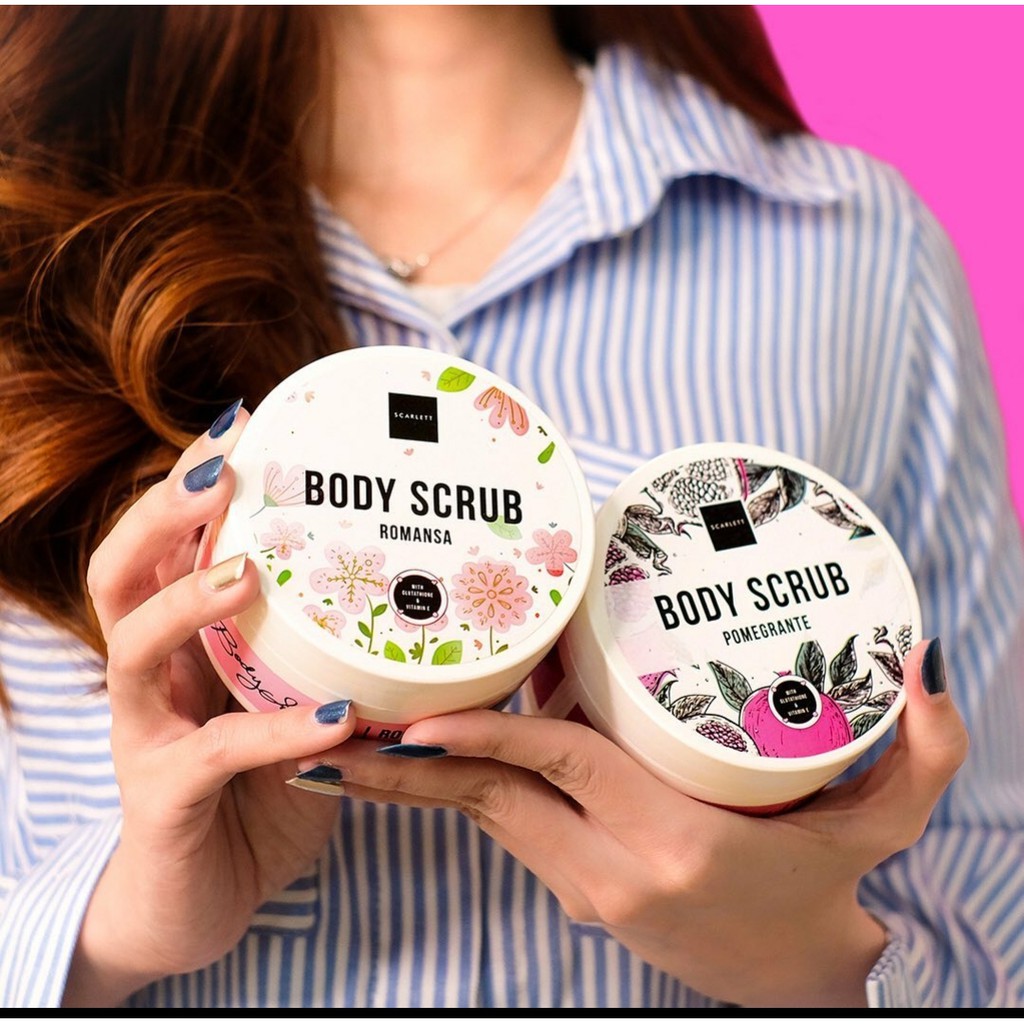 Scarlett Whitening Body Scrub / Body Scrub scarlett / Scarlett Whitening Body Scrub Romansa