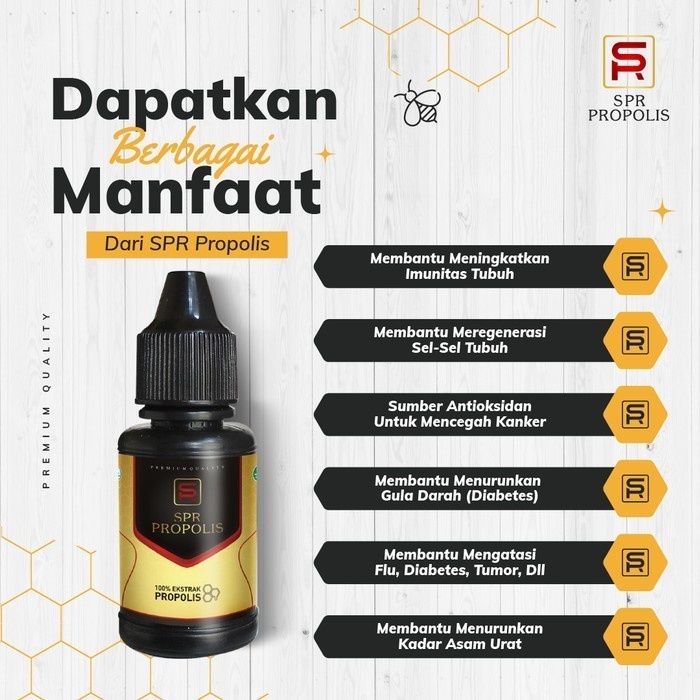 ( Promo Beli 1 Gratis 1 ) SPR Propolis Original BPOM - Propolis Spr Premium - Propolis Tinggi Antiok