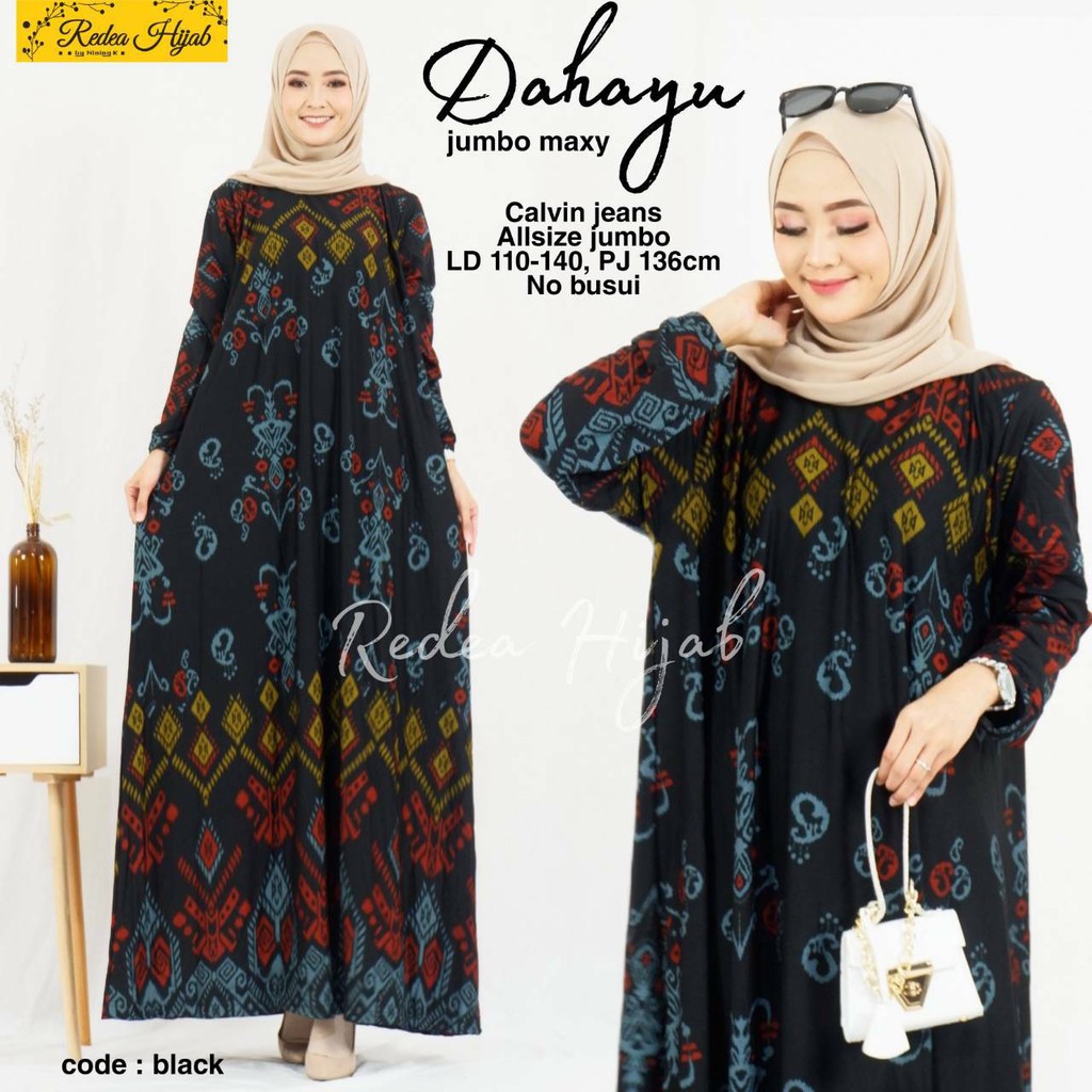 [COD] DAHAYU maxy jumbo // maxy dress // maxy batik // pakaian muslim wanita // maxy dres // gamis kekinian