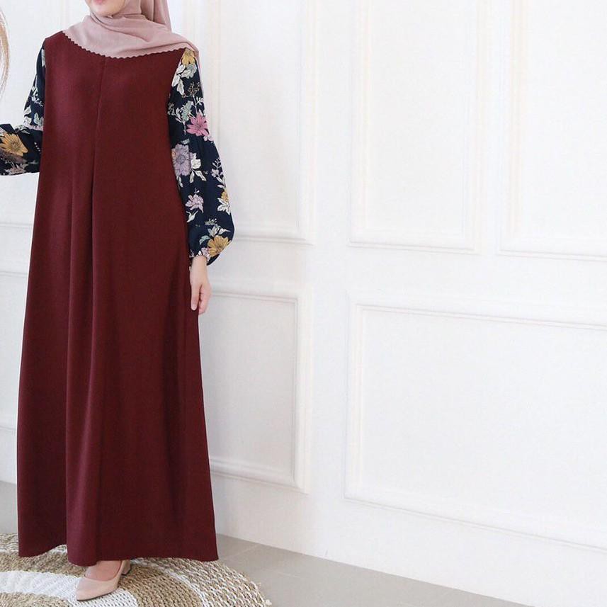 >COD.E-0352 Briana Gamis muslim Murah Gamiswanita Gmaismuslim Gamisbandung Dressmuslim Dresswanita
