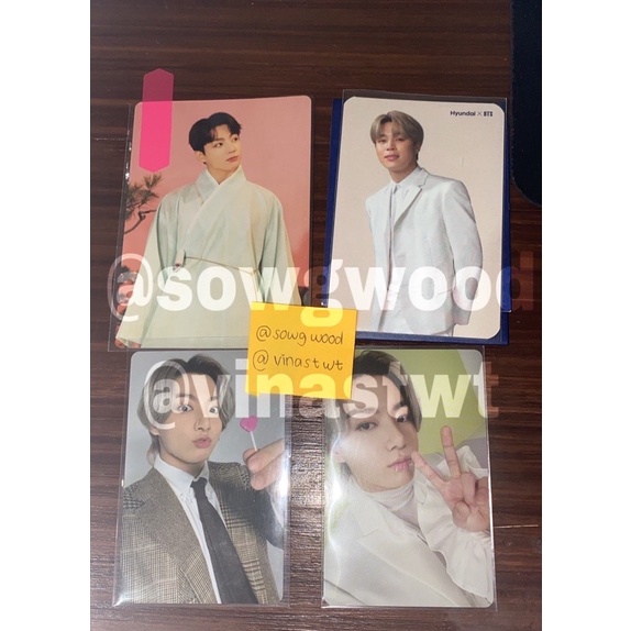 PC JK (Jungkook) Festa D6 D9, MPC Dalmajung 52/56 BTS, Jimin Hyundai
