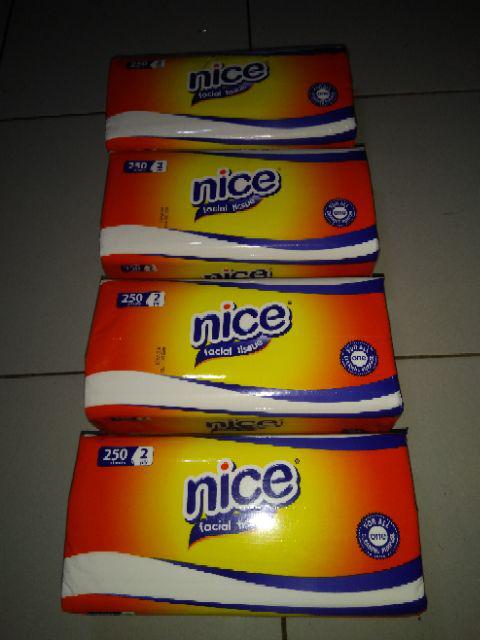Tissue Nice 250 Sheet Tisu Facial Softpack (no.133)