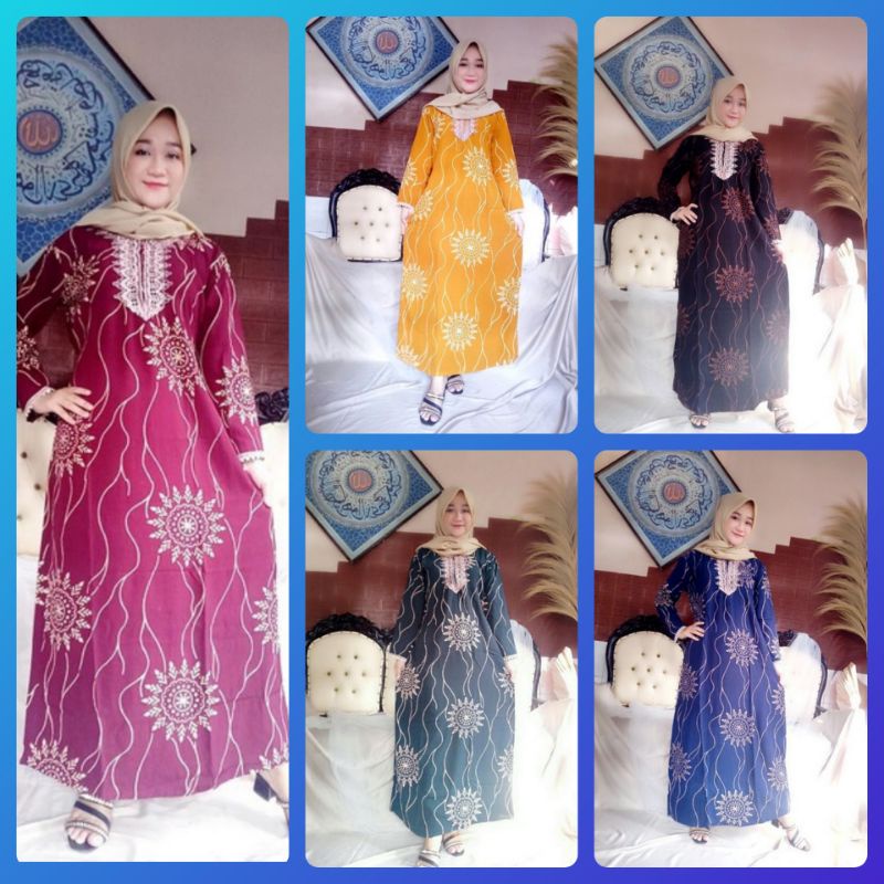 LONGDRESS ARAB BATIK PEKALONGAN