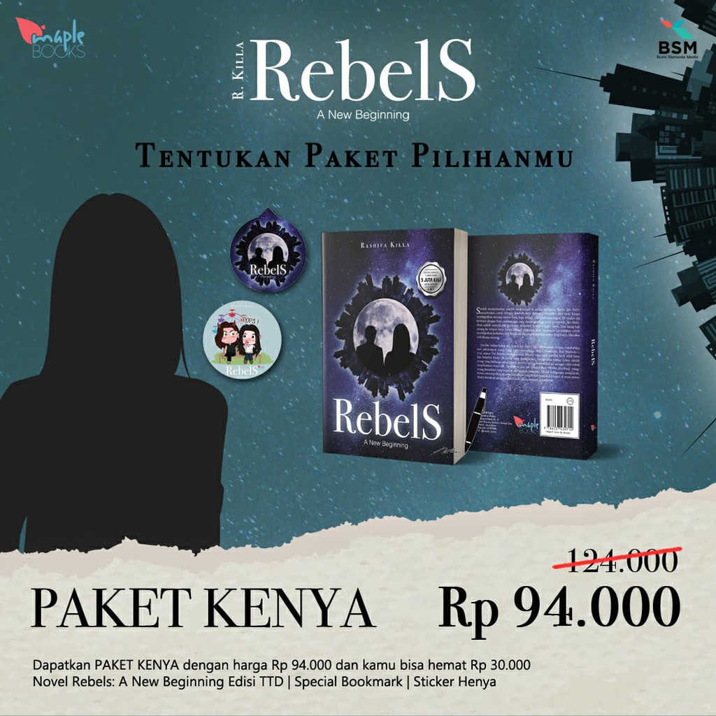 Novel Rebels A New Beginning (Paket Kenya)