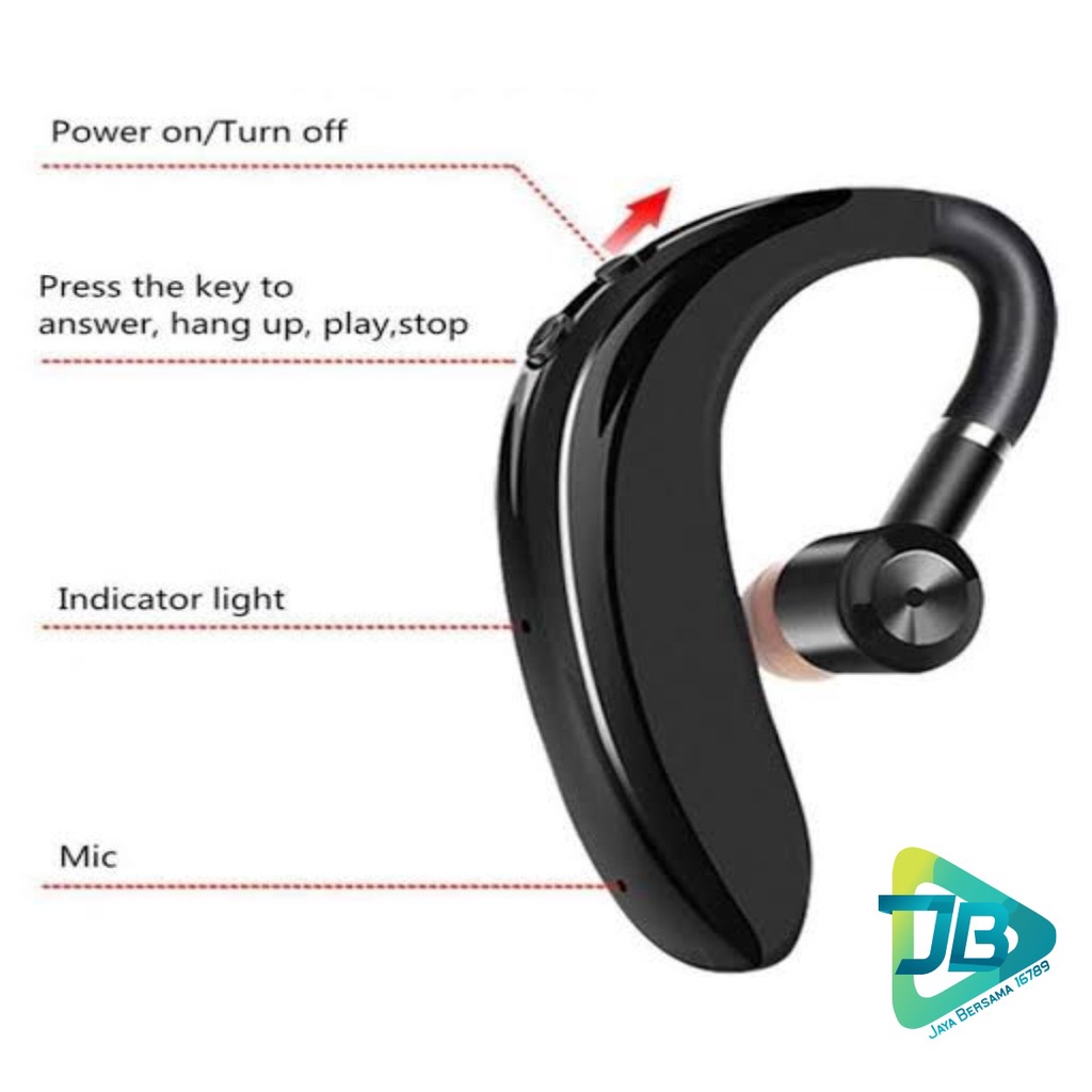 BM029 Headset earphone bluetooh wireles single S109 busines for oppo xiaomi vivo ORIGINAL JB4851