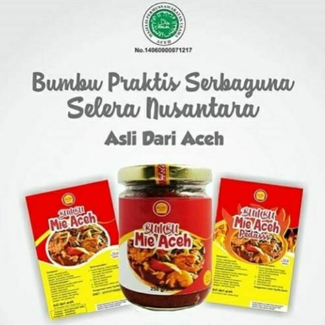 

Bumbu Mie Aceh Kemasan Sachet