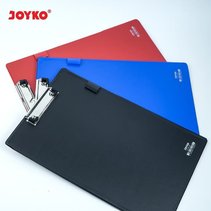 Clip Board Clipboard Papan Jalan Alas Ujian Folio F4 Joyko CLB-61 PVC