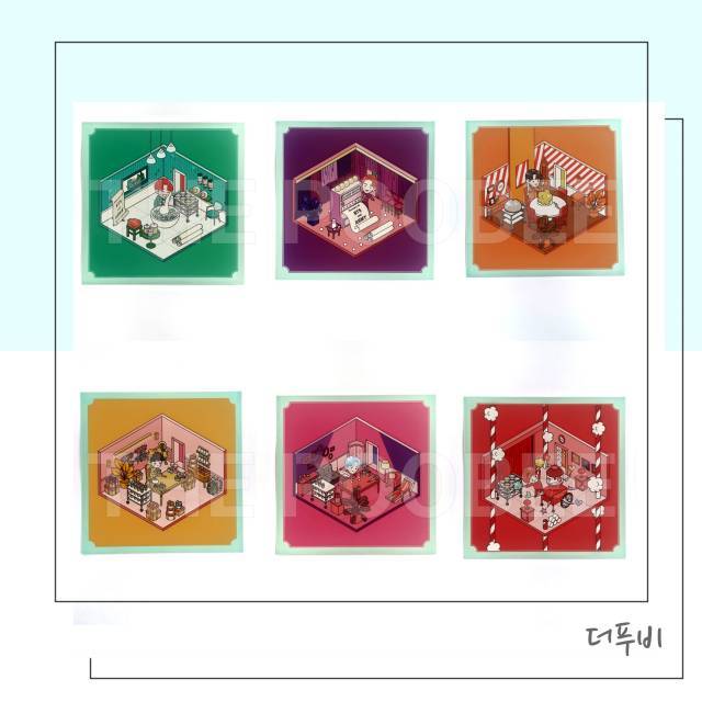 BTS 4th Muster 'Happy Ever After' MD Postcard Suga Jhope Jin