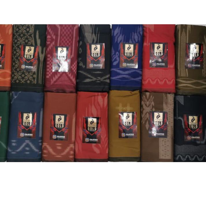 デ Sarung Mangga Gold Kembang Asli/Ori PAJITEX IND ぽ