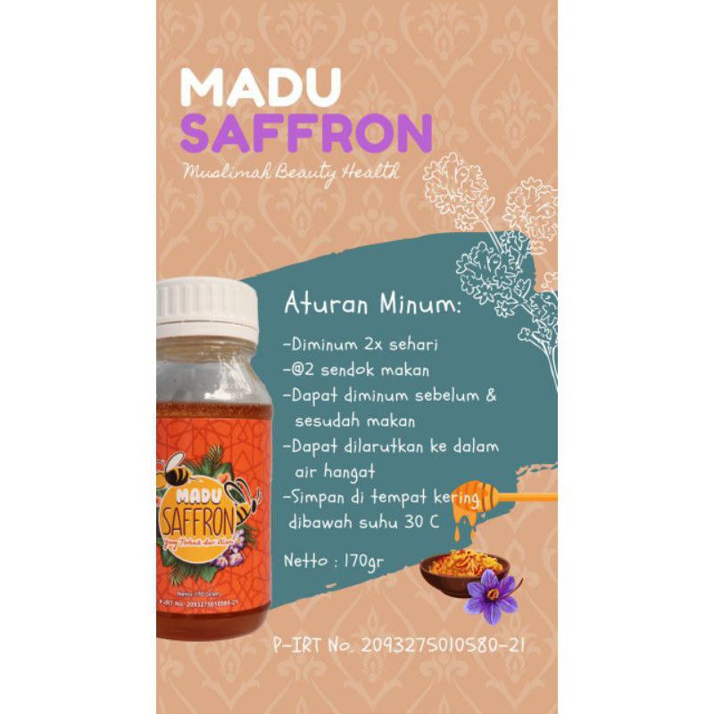 

Madu Saffron