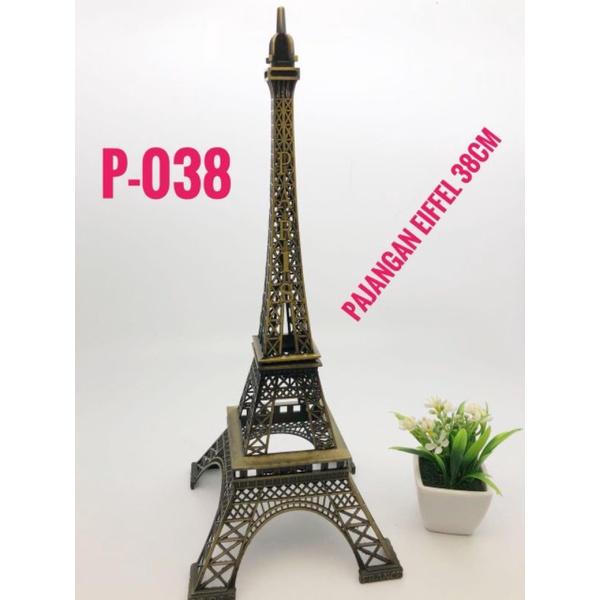 Miniatur menara eiffel tinggi 38 cm Miniatur menara paris 38cm