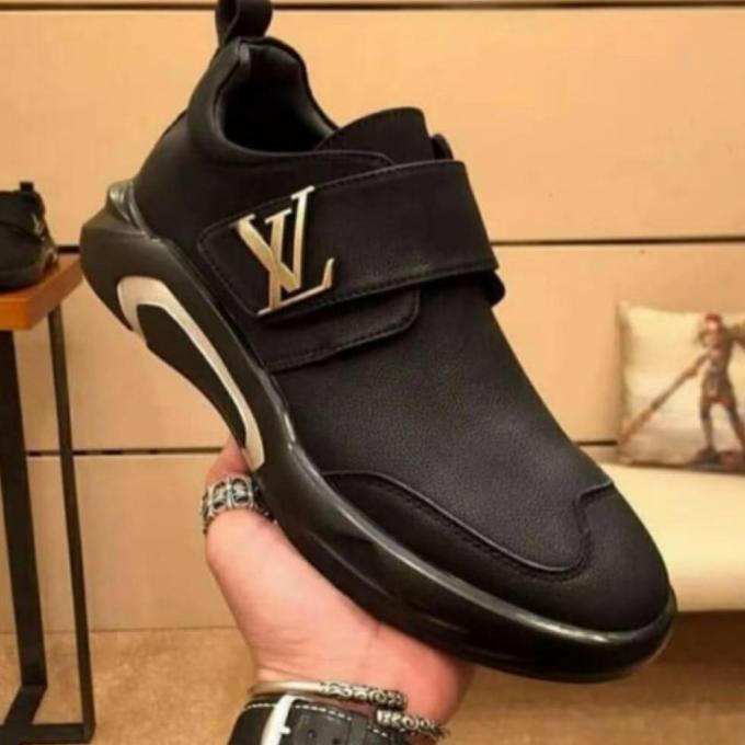 Sepatu Sneaker Sepatu Pria Lv Slip On 006 Mirror Laurusmart