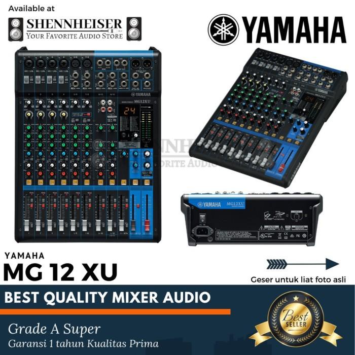 Mixer | Audio Mixer Yamaha Mg 12Xu/Mg12Xu ( 12 Channel ) Kualitas Terbaik