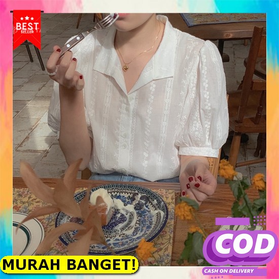 Balea Top Atasan Blouse Korean Style Remaja Muslim | Blouse Atasan Wanita Termurah Terlaris | Blouse
