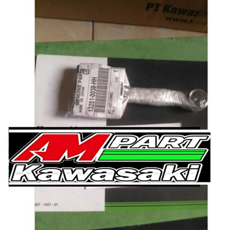 stang piston seher ninja 250 fi lama ori KGP