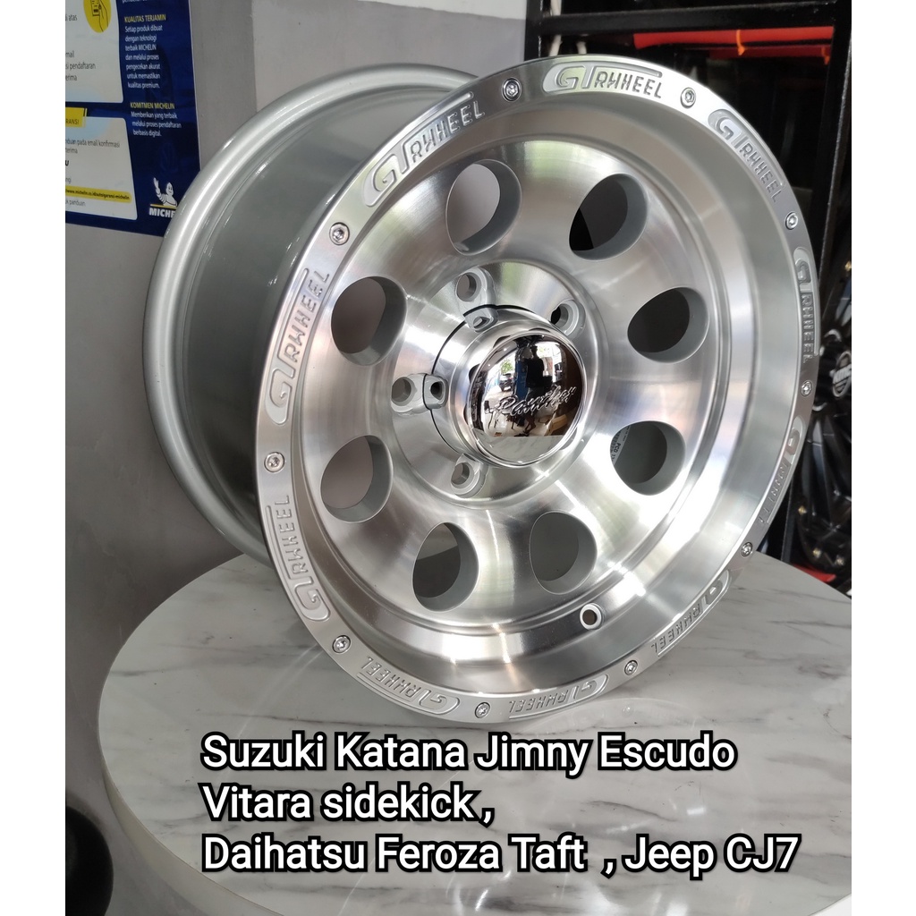 Jual Velg Mobil GTwheel 417 15x8.0 5h 139.7 et0 untuk merek mobil