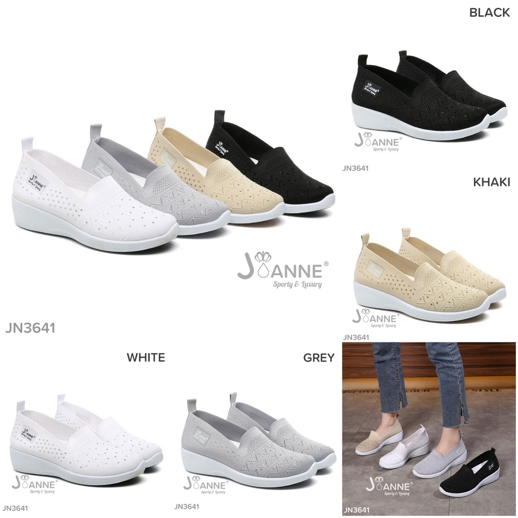 JOANNE Highsole Slip On Shoes  #JN3641 ORIGINAL