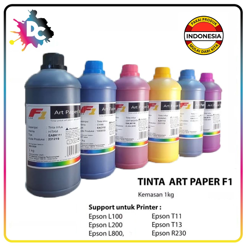 Tinta F1 Art Paper Refill / Isi Ulang / Infus 1kg