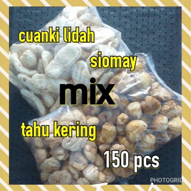 Paket hemat isi ,cuanki lidah,tahu kering dan siomay only 40rb