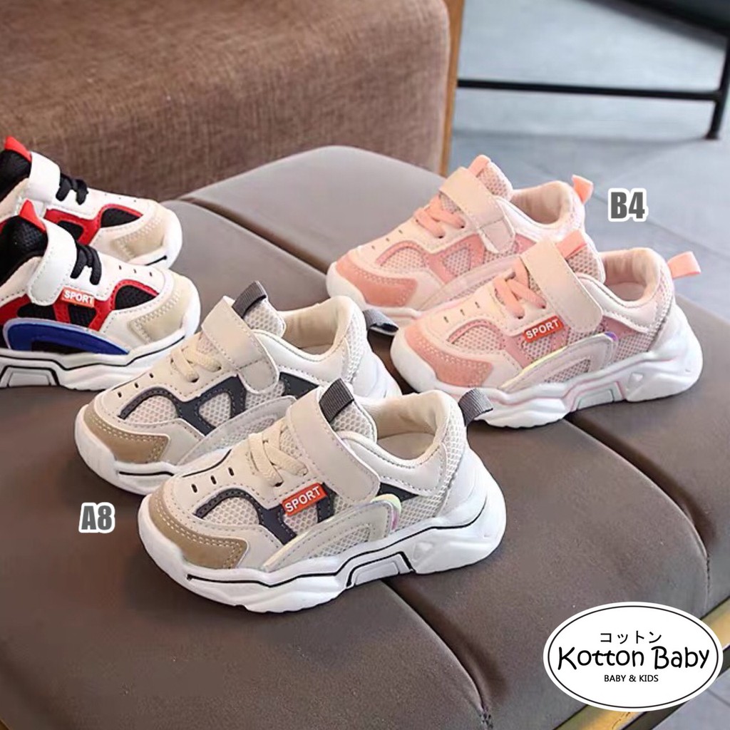1-6thn | SEPATU ANAK SNEAKER ANAK vol.A SHOES LAKI-LAKI  CASUAL FORMAL GAUL YMKID A