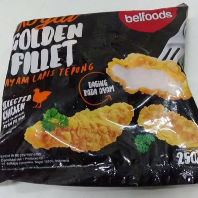 

Belfoods chiken golden fillet 250gr