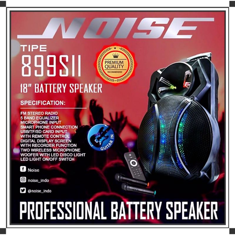 Speaker Portable Wireless Meeting Noise 899 SII Original 18 inch