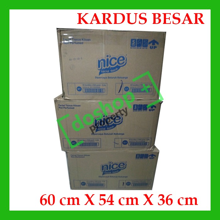 

KARDUS BESAR/ KARDUS PINDAHAN/ KARDUS BEKAS/ KARDUS JUMBO BEKAS TISSUE NICE