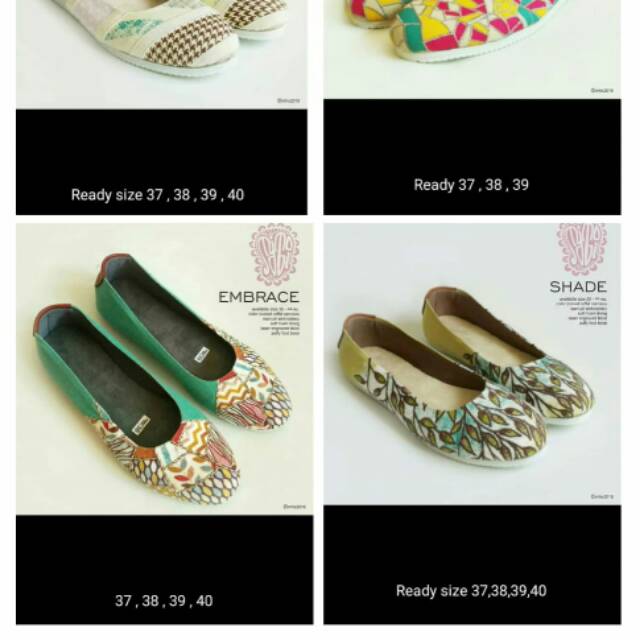 Sepatu flat flatshoes mimosabi new design