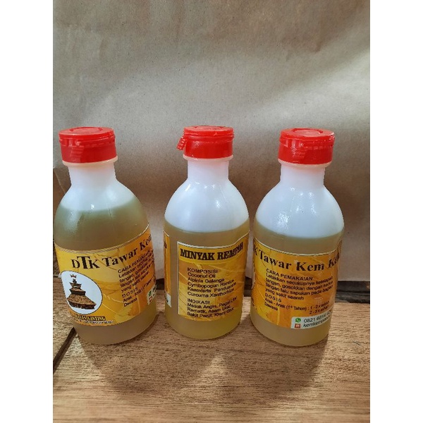 Minyak Rempah DTK Tawar kem kem