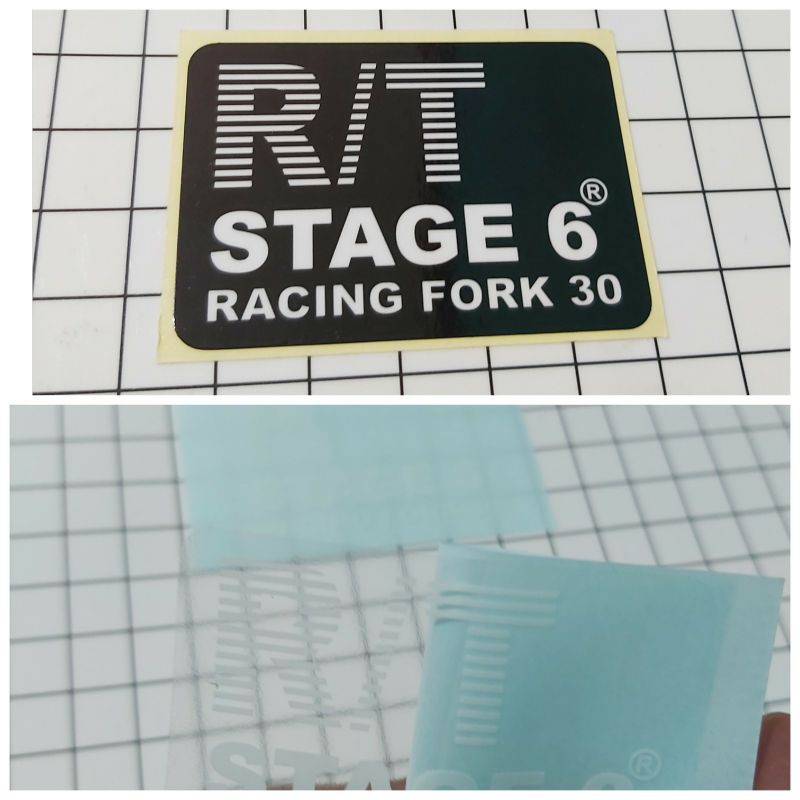 STICKER RT STAGE 6 SHOCK