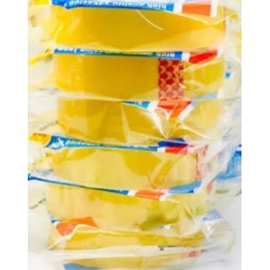 

Isolasi bening 1 Inch x 72 Yard selotip isolasi transparan tape solatip lakban bening