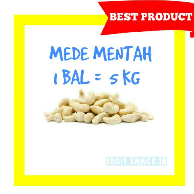 

Kacang Mede Mentah / Mete Jumbo / Mente Sulawesi 1 Bal