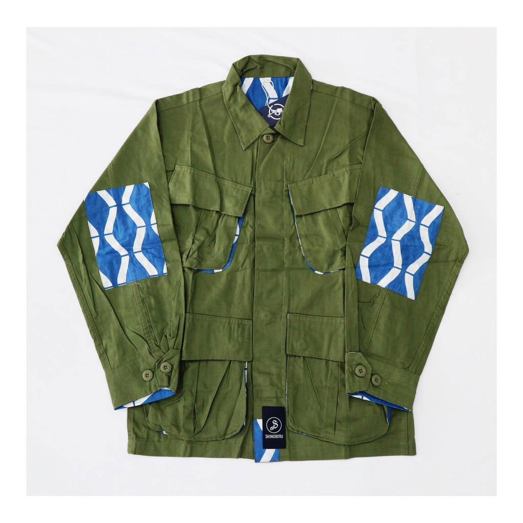 Kontorasuto Indigo Jungle Fatigue Jacket