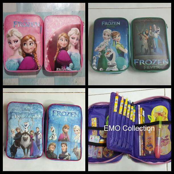 

Pencil Case Kotak Tempat Pensil Anak Karakter Frozen Series