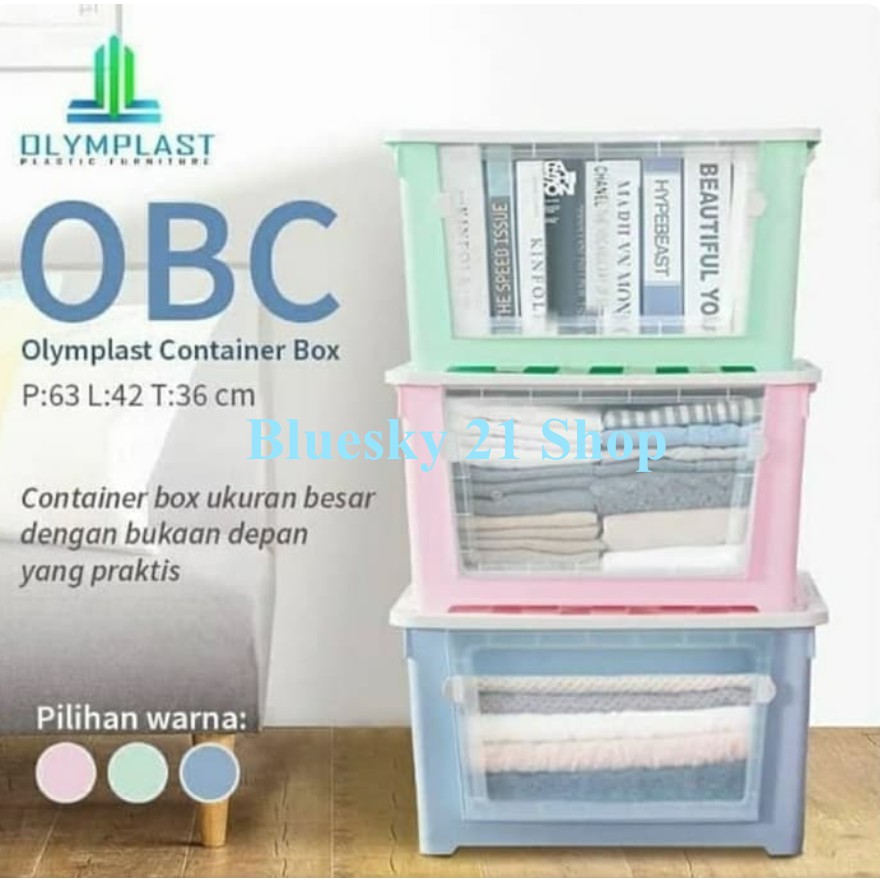 CONTAINER BOX OLYMPLAST 62 L | OBC OLYMPLAST 62L | RAK SERBAGUNA OLYMPLAST MURAH