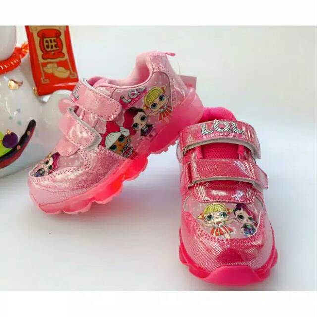 Sepatu anak Lol LED