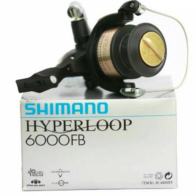 Reel SHIMANO HYPERLOOP 6000 FB katrol pancing made in Malaysia