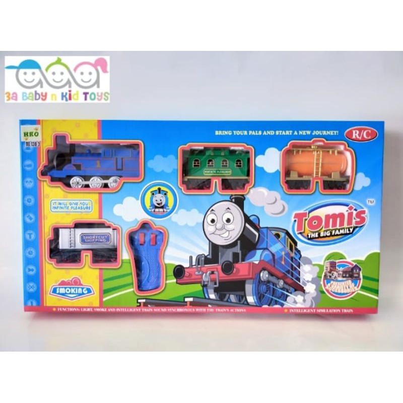 Mainan Kereta Api Thomas Remote & Asap 138-3