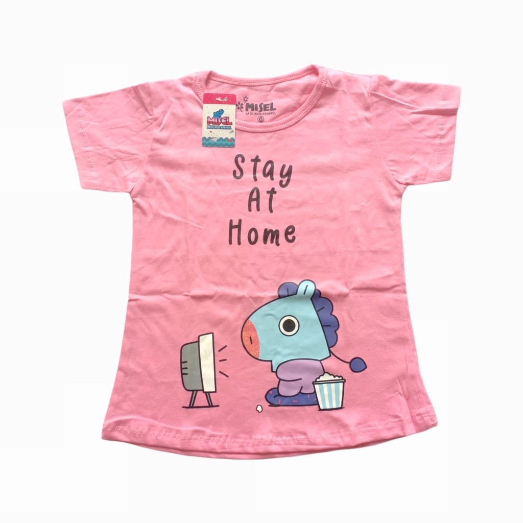 DRESS ANAK PEREMPUAN MICEL PREMIUM PENDEK-PINK