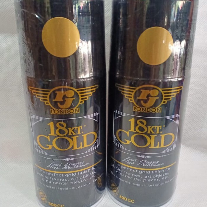 Pilok Pilox Cat Semprot Erje RJ London GOLD 18KT / EMAS (300cc/300ml)