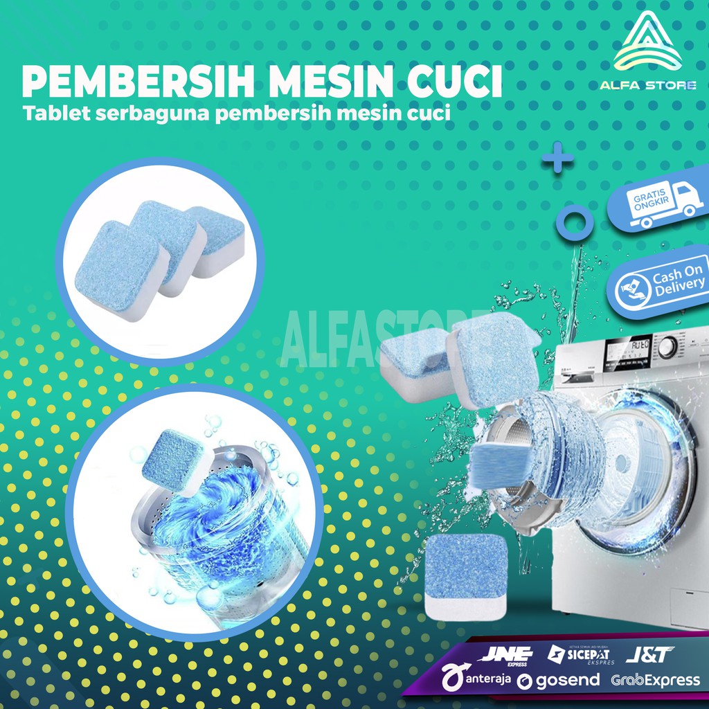 Tablet Pembersih Mesin Cuci Deep Cleaning Washing Penghilang Bau